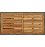 VidaXL 5-delige Tuinbarset met kussens poly rattan grijs