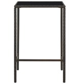 VidaXL 5-delige Tuinbarset poly rattan bruin