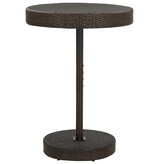 VidaXL 5-delige Tuinbarset poly rattan bruin