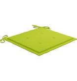 VidaXL Tuinstoelen 2 st inklapbaar met kussens massief acaciahout