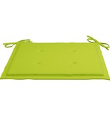 VidaXL Tuinstoelen 2 st inklapbaar met kussens massief acaciahout