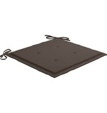 VidaXL Tuinstoelen inklapbaar 2 st met kussens massief acaciahout