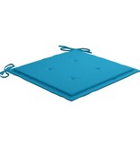 VidaXL Tuinstoelen inklapbaar 2 st met kussens massief acaciahout