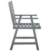 VidaXL Tuinstoelen 2 st met kussens massief acaciahout