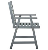 VidaXL Tuinstoelen 2 st met kussens massief acaciahout