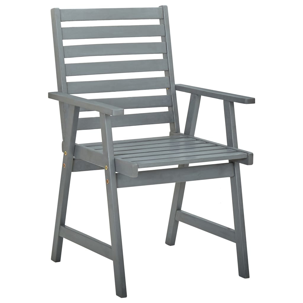 VidaXL Tuinstoelen 2 st met kussens massief acaciahout