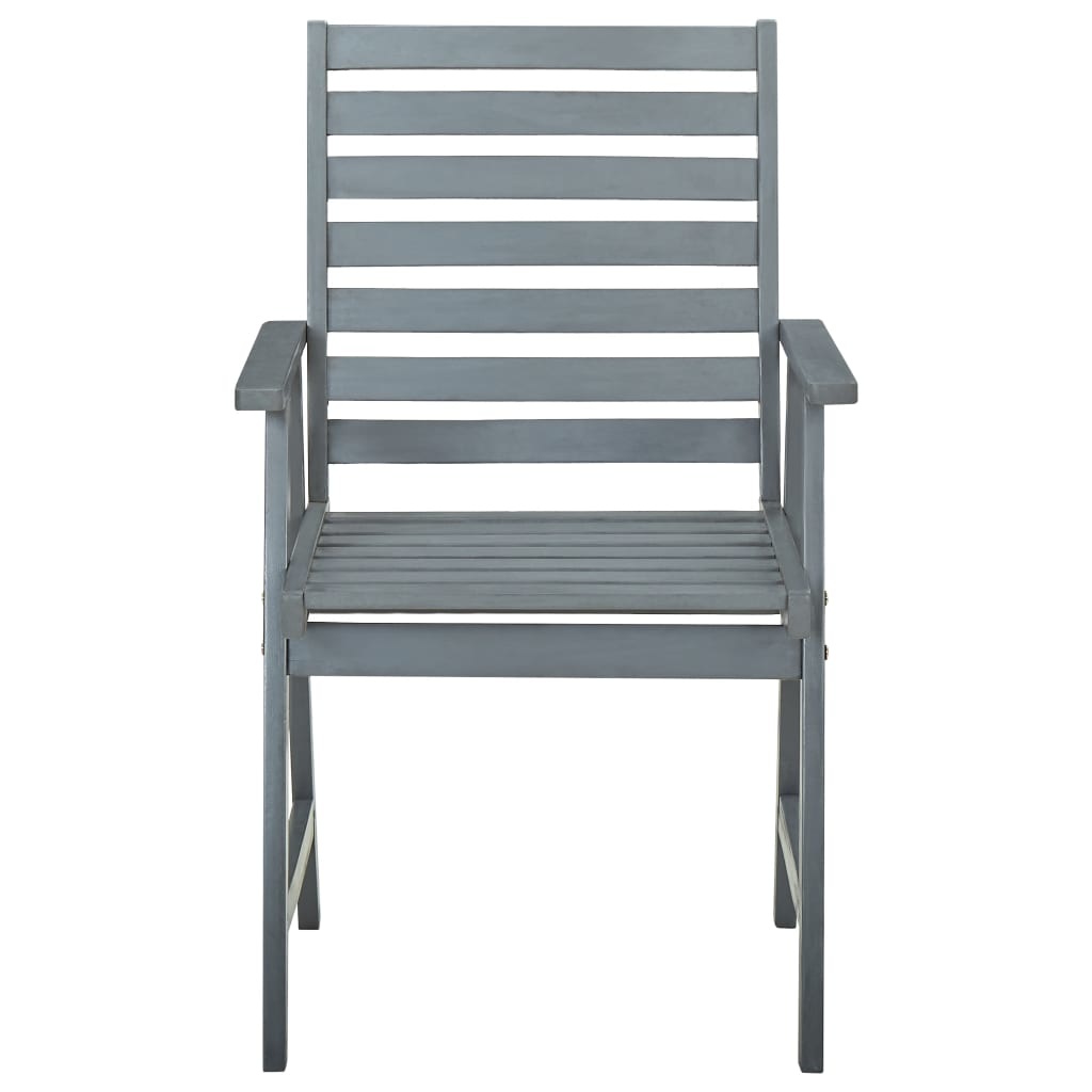 VidaXL Tuinstoelen 2 st met kussens massief acaciahout
