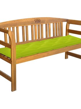 VidaXL Tuinbank met kussen 157 cm massief acaciahout