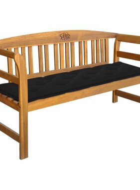 VidaXL Tuinbank met kussen 157 cm massief acaciahout