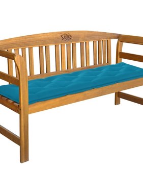VidaXL Tuinbank met kussen 157 cm massief acaciahout