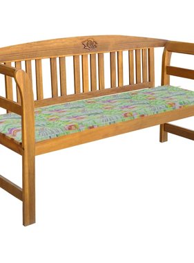 VidaXL Tuinbank met kussen 157 cm massief acaciahout