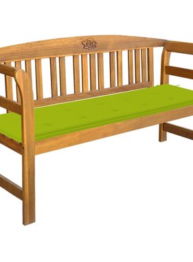 VidaXL Tuinbank met kussen 157 cm massief acaciahout
