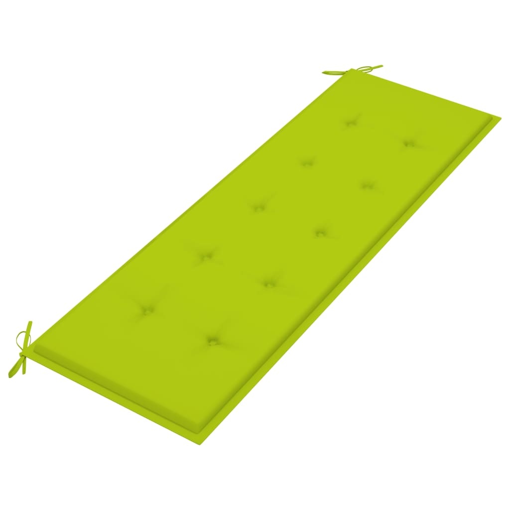 VidaXL Tuinbank met kussen 157 cm massief acaciahout