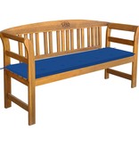VidaXL Tuinbank met kussen 157 cm massief acaciahout
