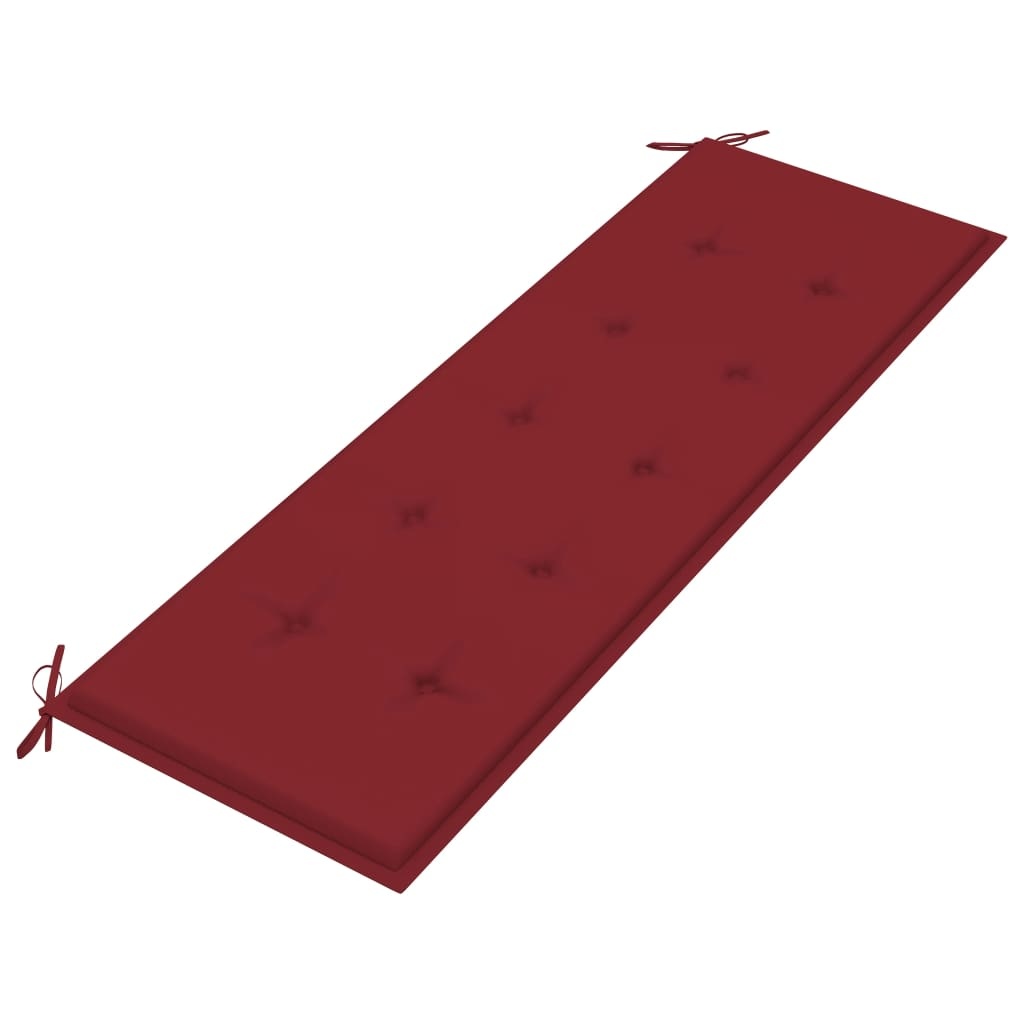 VidaXL Tuinbank met kussen 157 cm massief acaciahout