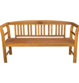 VidaXL Tuinbank met kussen 157 cm massief acaciahout