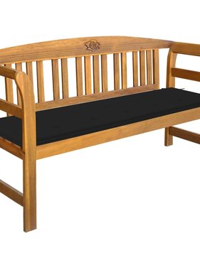 VidaXL Tuinbank met kussen 157 cm massief acaciahout