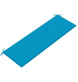 VidaXL Tuinbank met kussen 157 cm massief acaciahout