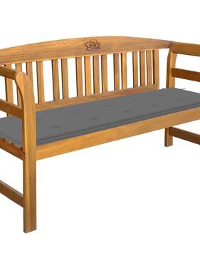 VidaXL Tuinbank met kussen 157 cm massief acaciahout