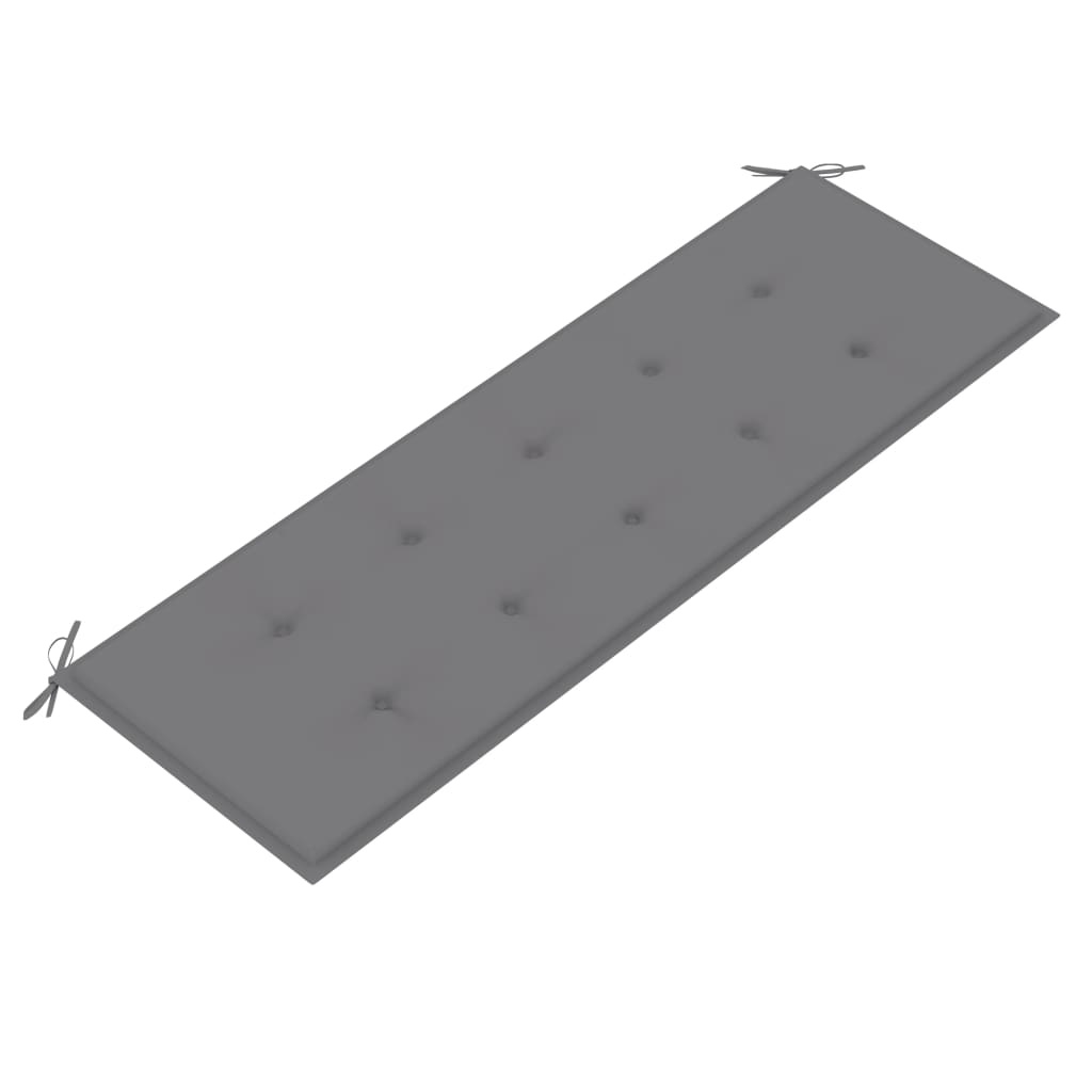 VidaXL Tuinbank met kussen 157 cm massief acaciahout