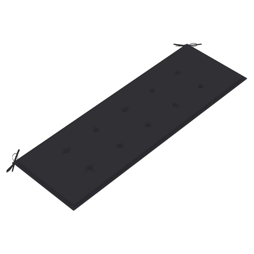 VidaXL Tuinbank met kussen 157 cm massief acaciahout