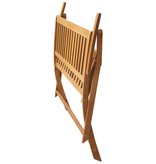 VidaXL Tuinbank met kussen 120 cm massief acaciahout
