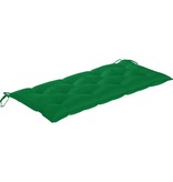 VidaXL Tuinbank met kussen 120 cm massief acaciahout