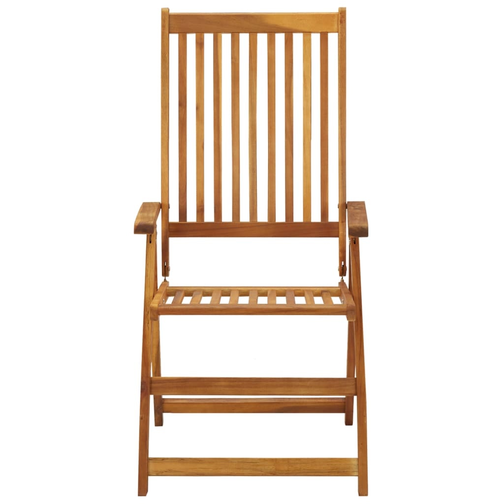 VidaXL Tuinstoelen inklapbaar 6 st met kussens massief acaciahout