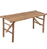 vidaXL 3063855  Folding tuin bankje met sierkussen 118 cm bamboe (41.503 + 43.210)