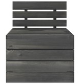 VidaXL 7-delige Loungeset pallet massief grenenhout donkergrijs