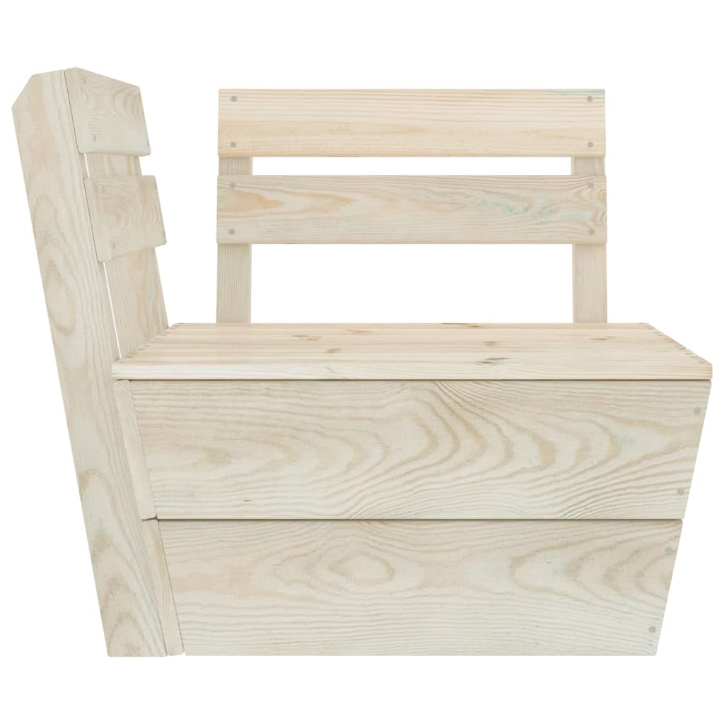 VidaXL 9-delige Loungeset pallet geïmpregneerd vurenhout