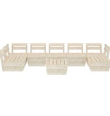 VidaXL 8-delige Loungeset pallet geïmpregneerd vurenhout