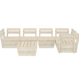 VidaXL 6-delige Loungeset pallet geïmpregneerd vurenhout