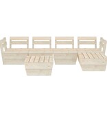 VidaXL 6-delige Loungeset pallet geïmpregneerd vurenhout