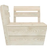 VidaXL 5-delige Loungeset pallet geïmpregneerd vurenhout