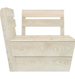 VidaXL 4-delige Loungeset pallet geïmpregneerd vurenhout