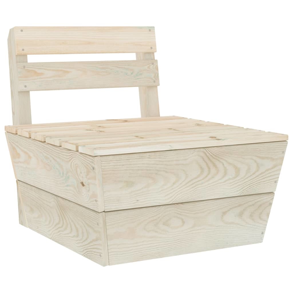 VidaXL 3-delige Loungeset pallet geïmpregneerd vurenhout