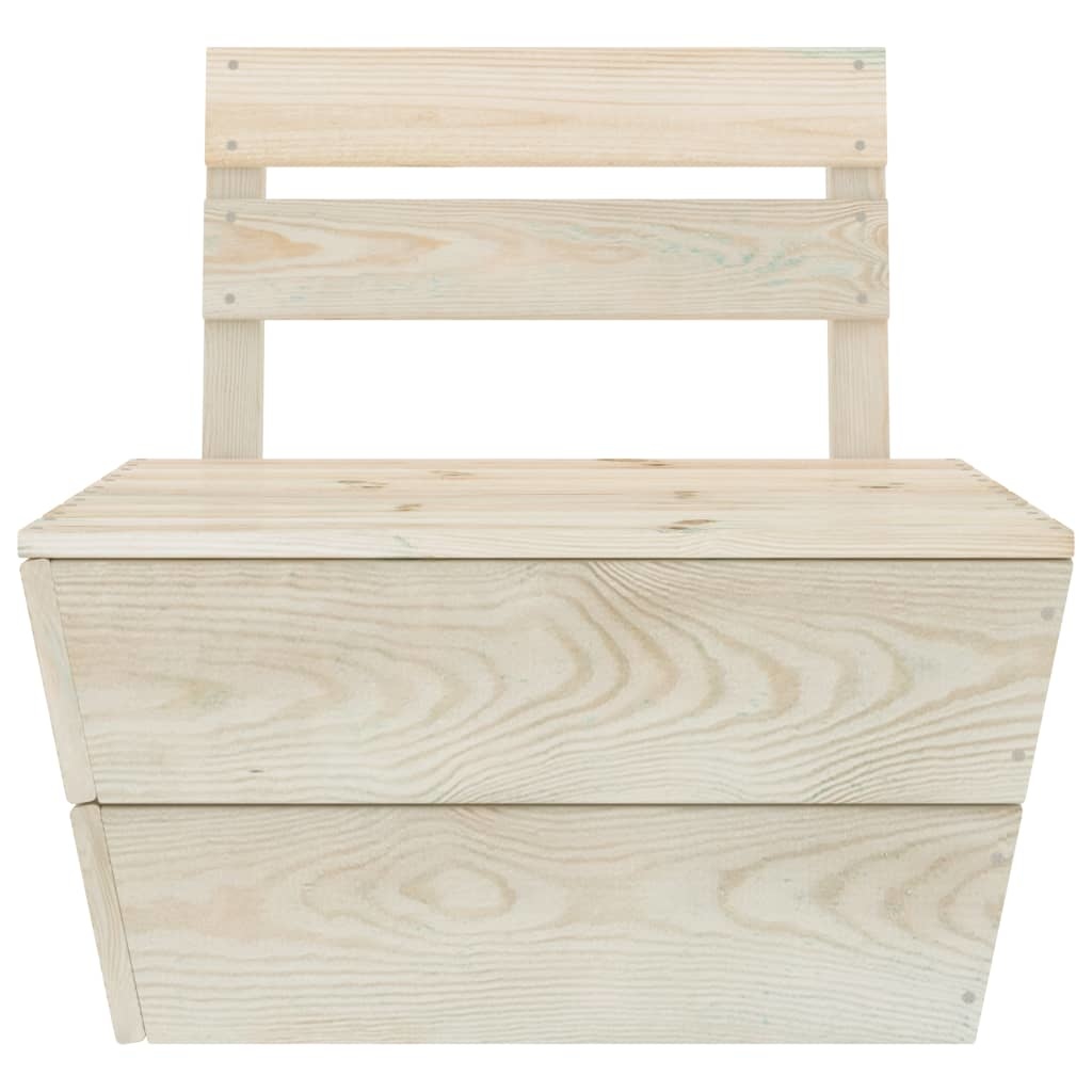 VidaXL 3-delige Loungeset pallet geïmpregneerd vurenhout