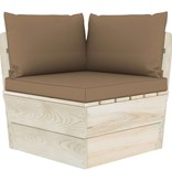 VidaXL 8-delige Loungeset met kussens pallet vurenhout