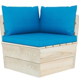 vidaXL 8-delige Loungeset met kussens pallet vurenhout