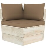 VidaXL 10-delige Loungeset met kussens pallet vurenhout