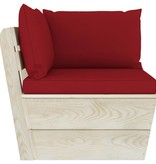 VidaXL 8-delige Loungeset met kussens pallet vurenhout