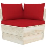 VidaXL 8-delige Loungeset met kussens pallet vurenhout