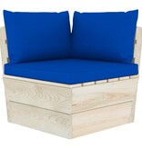 VidaXL 7-delige Loungeset met kussens pallet vurenhout