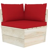 VidaXL 7-delige Loungeset met kussens pallet vurenhout