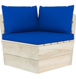 VidaXL 6-delige Loungeset met kussens pallet vurenhout