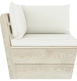 VidaXL 6-delige Loungeset met kussens pallet vurenhout