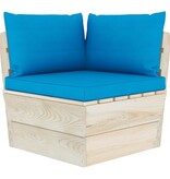 VidaXL 6-delige Loungeset met kussens pallet vurenhout