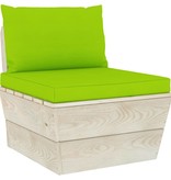 VidaXL 6-delige Loungeset met kussens pallet vurenhout