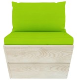 VidaXL 6-delige Loungeset met kussens pallet vurenhout